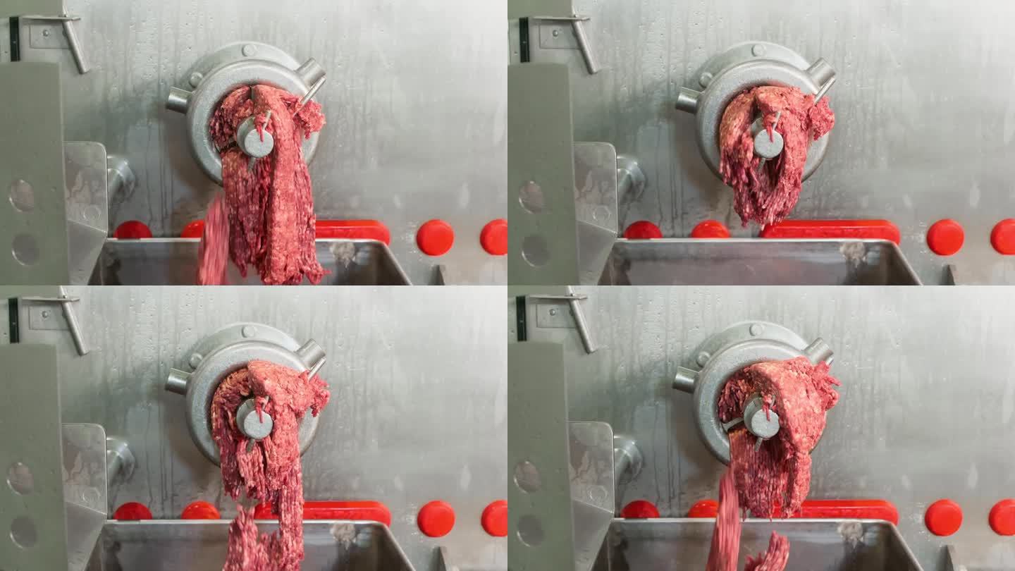 工业绞肉机对肉类生产加工肉糜对工厂。
