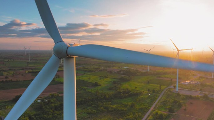风力涡轮机为更美好的世界生产清洁能源