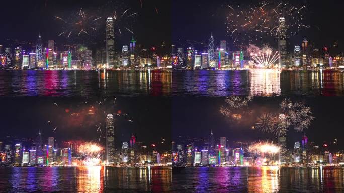香港的春节烟花