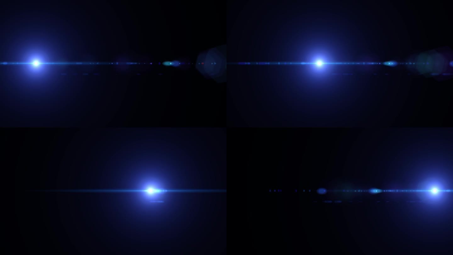 4k动画闪光灯光泄漏转动光学镜头耀斑过渡闪亮。