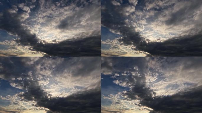 云和太阳的延时视频天气预报