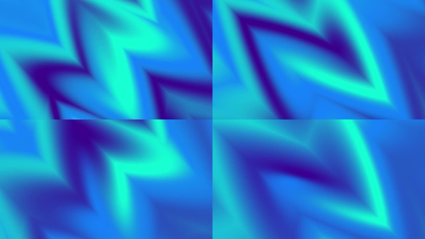 4k抽象背景动画柔美柔和涌动荡漾彩墨蓝色