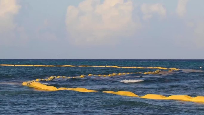 碧水浪海用浮标浮标绳网墨西哥。