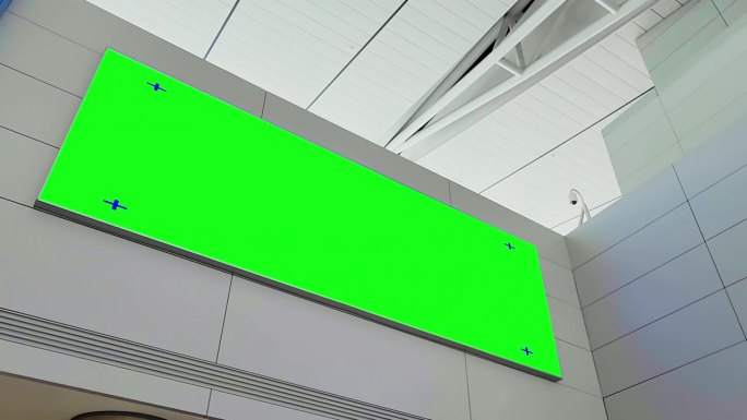 机场绿屏