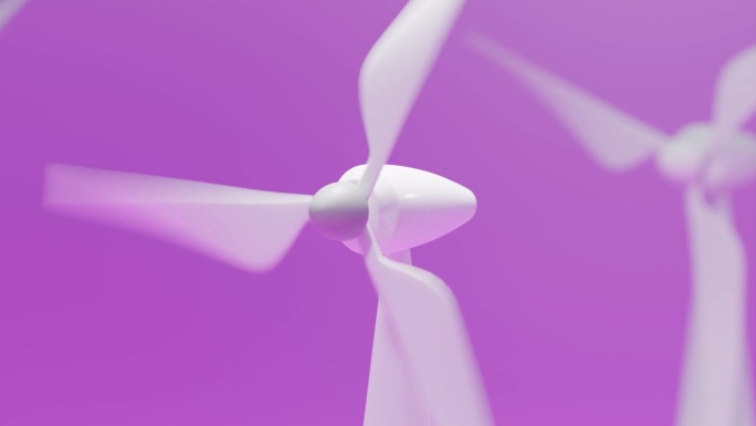 3D风电场示意图3D风电场