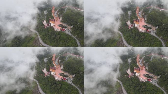 马来西亚云顶高地鸟瞰图
