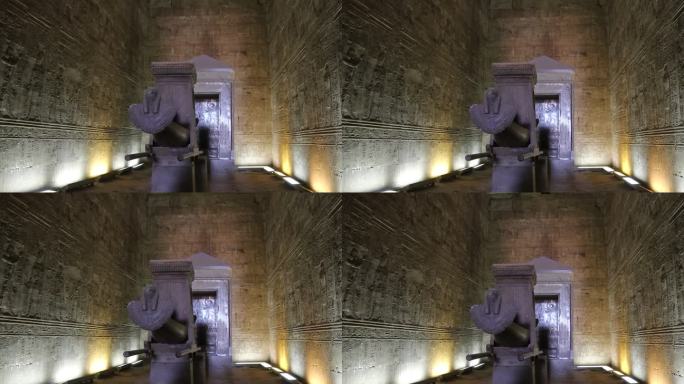 埃及埃德福神庙内的纪念碑。