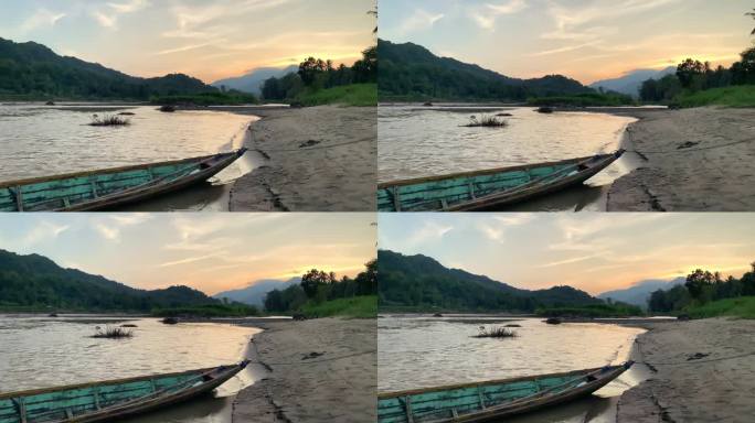 印尼南苏拉威西岛，恩日康摄政的萨当河风景。