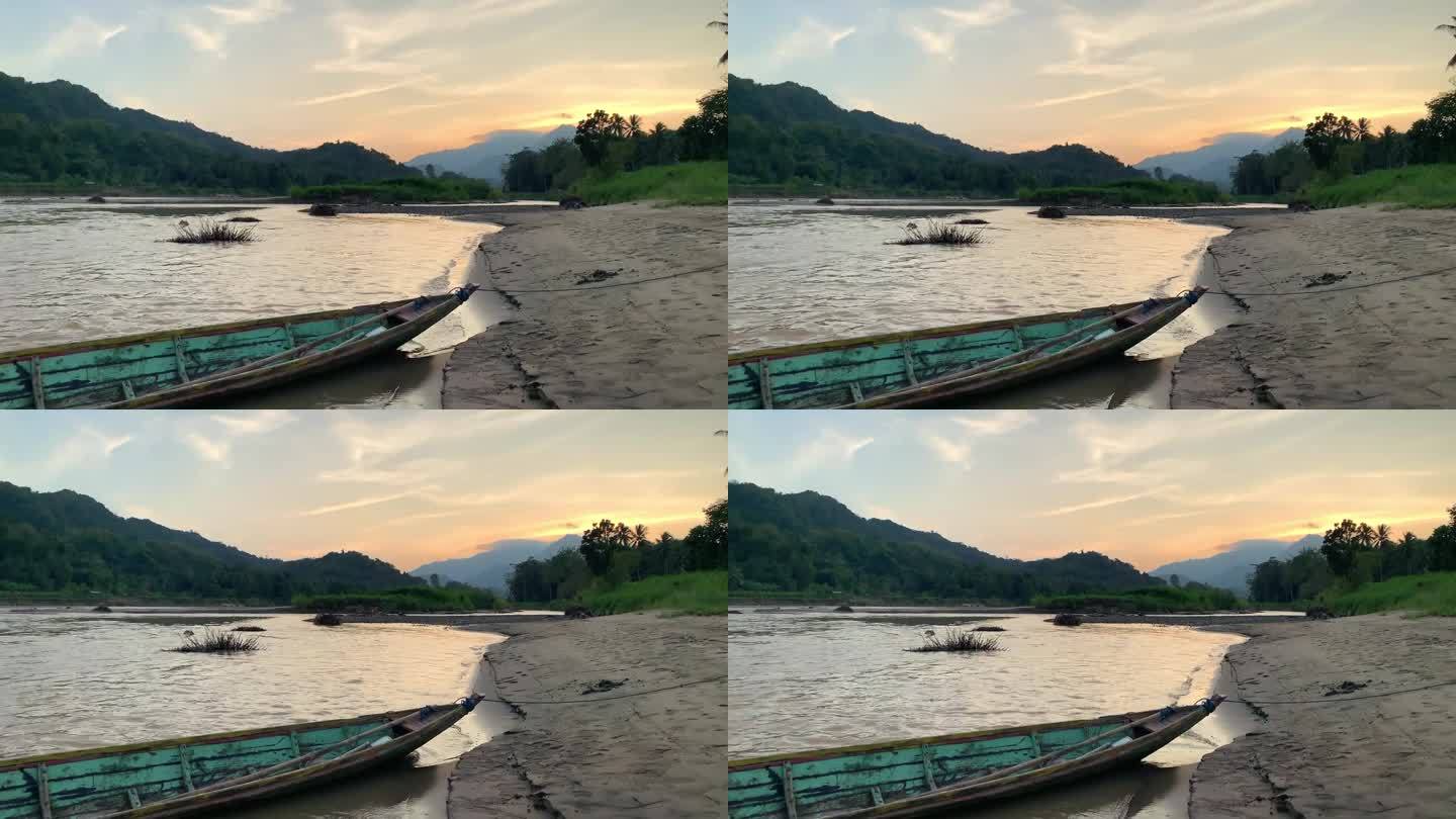 印尼南苏拉威西岛，恩日康摄政的萨当河风景。