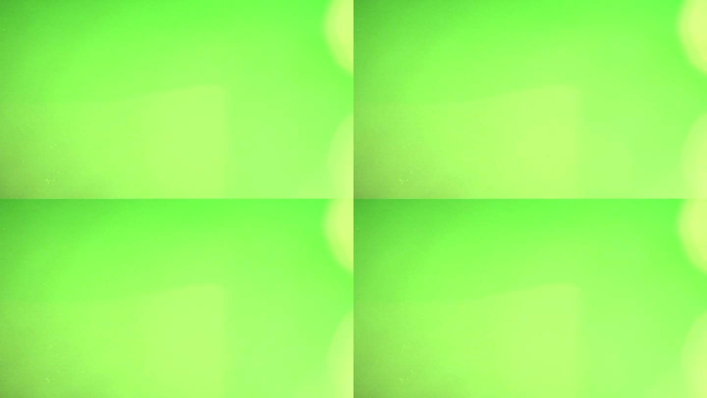 绿屏，CRT亮。绿色屏幕上带有显像管的旧电视的效果。复古电影视频，特效镜头。