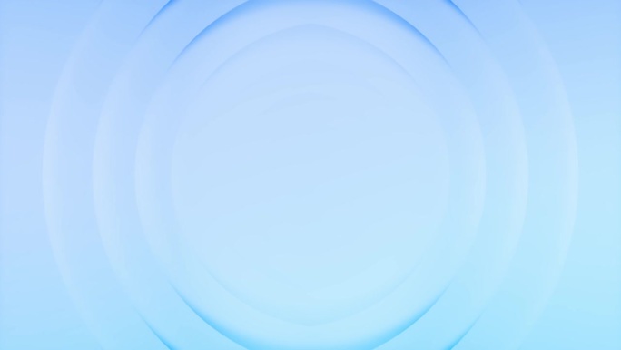3d婴儿蓝白圆隧道照明圆射线。环形变焦霓虹灯发光标志抽象未聚焦的圆圈模糊动画抽象背景，闪烁出焦点背景