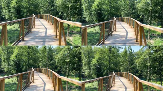 木质观林桥