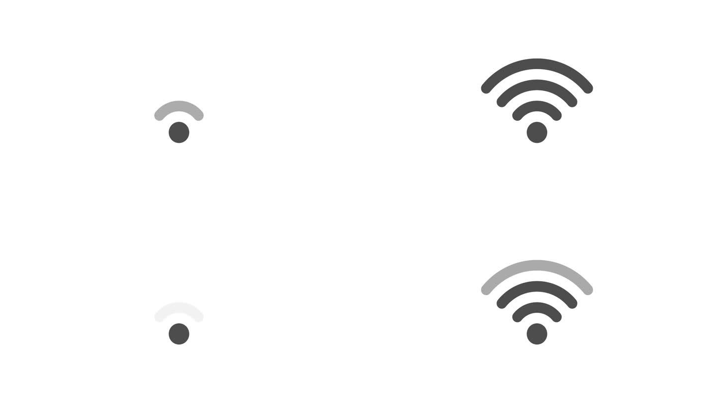 动画wifi标志。Wifi符号流畅的输液动作设计