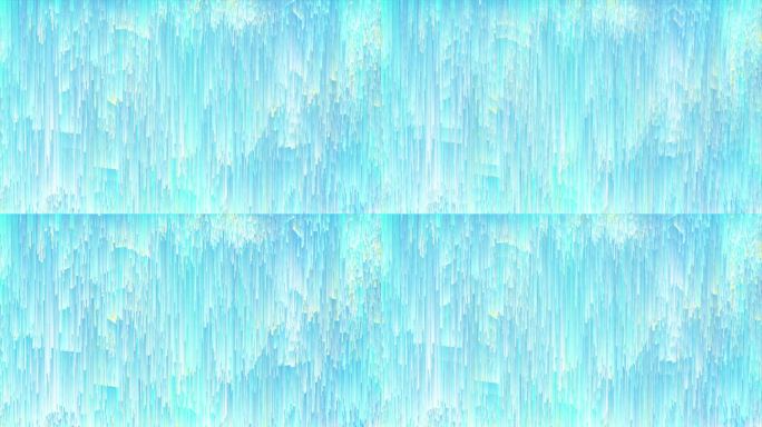 蓝色抽象绘画动画像瀑布一样落下