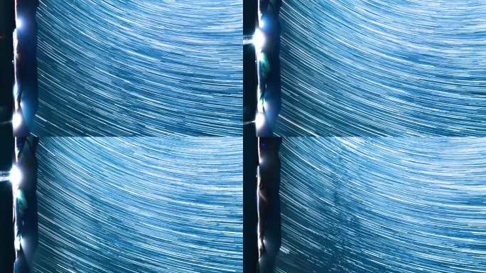 星迹英仙座流星雨垂直拍摄东北天空伊莎贝拉湖内华达山脉美国加州天文摄影延时
