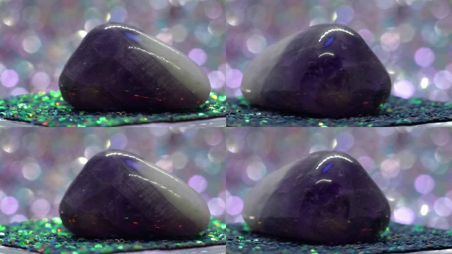 紫晶石英被用作宝石和观赏石
