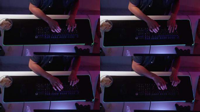 玩家设备电子竞技桌面双手打字键盘