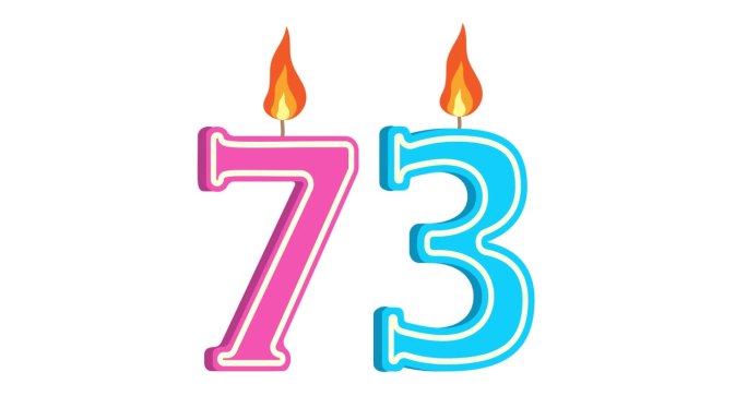 节日蜡烛的形式有数字73、七十三、数字蜡烛、生日快乐、节日蜡烛、周年纪念、alpha通道