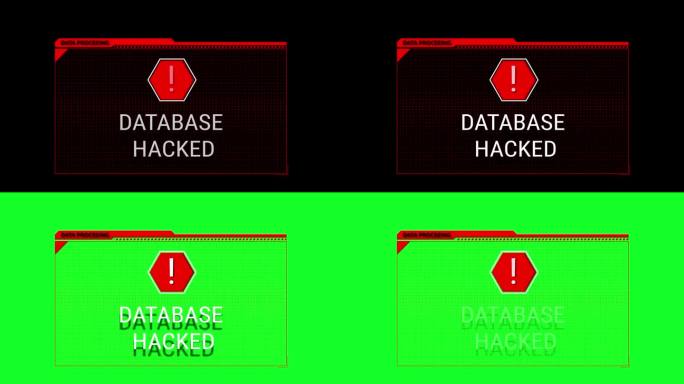 错误警报警告屏幕，电脑黑客，数据盗窃，诈骗，网络钓鱼。系统警告，有人企图入侵