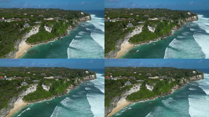 印尼巴厘岛乌鲁瓦图右航拍幻灯片