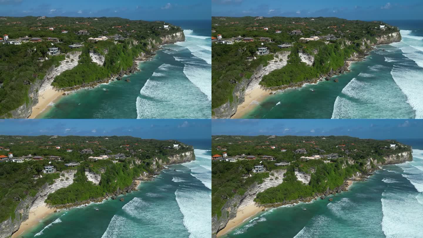 印尼巴厘岛乌鲁瓦图右航拍幻灯片