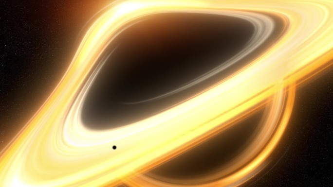未来黑洞模拟特效合成三维动画星云星辰