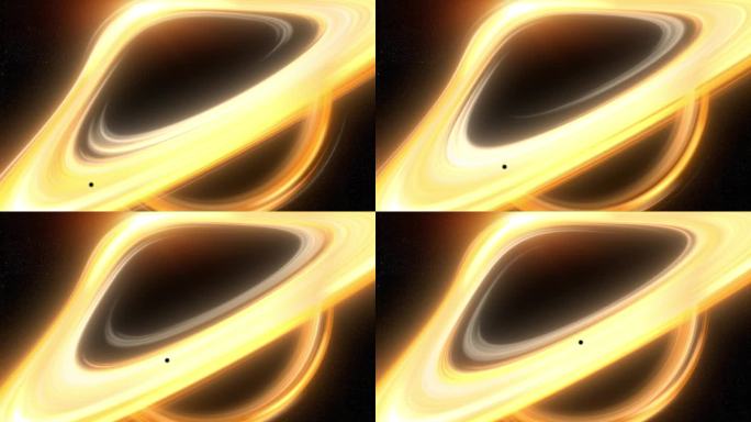 未来黑洞模拟特效合成三维动画星云星辰