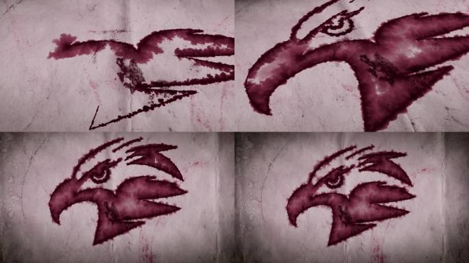 [M]墨绘符号-鹰的轮廓