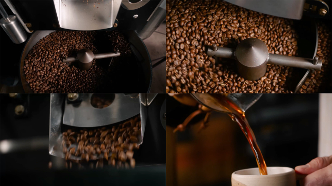 咖啡 咖啡豆 美式 咖啡制作