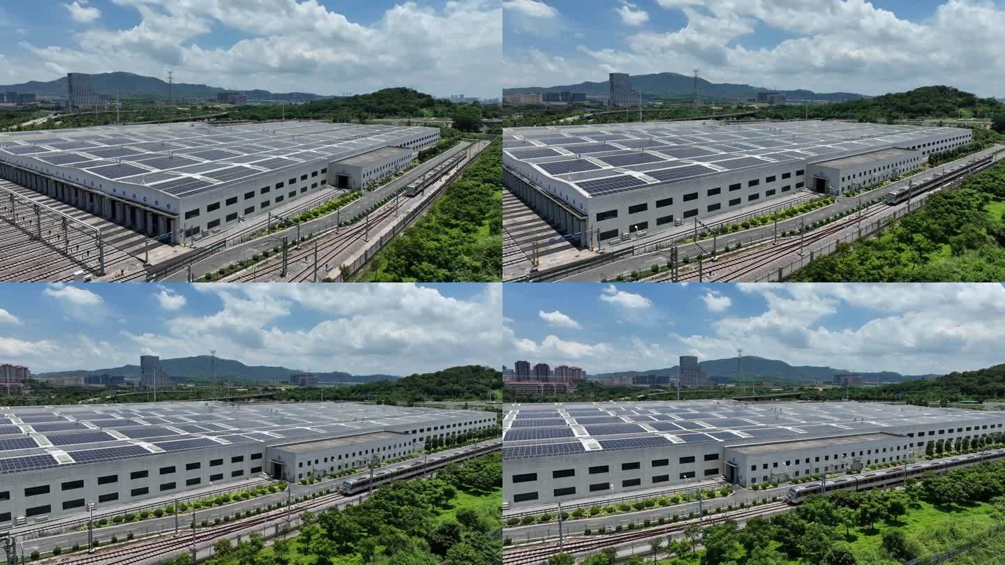 火车维修厂太阳能发电