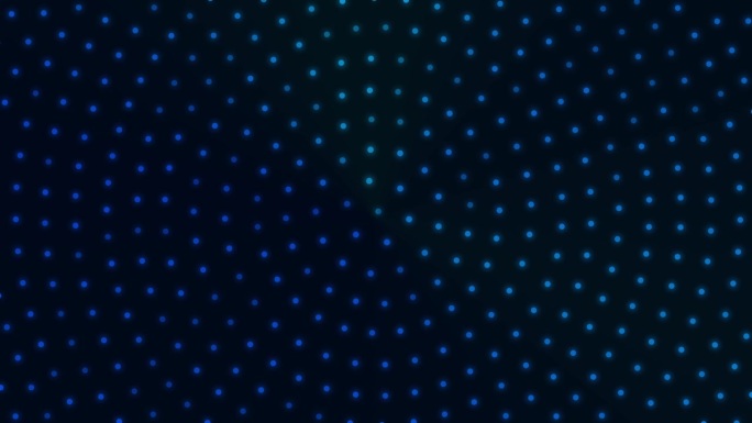 蓝色旋转点霓虹灯圆点技术动画背景，旋转万花筒漩涡动画背景的标志和标题