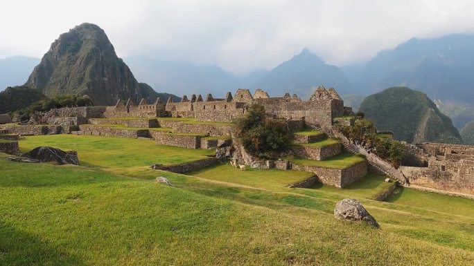 4k视频，库斯科失落的城市，秘鲁印加人的马丘比丘城市。