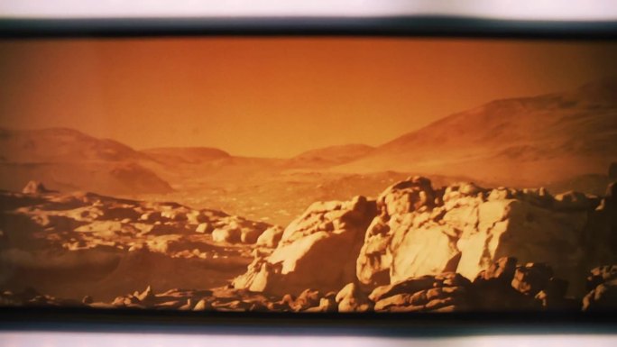 在火星岩石表面的摇摇欲坠之旅
