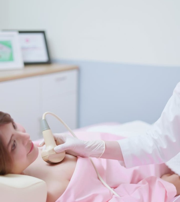 女性乳房超声检查竖版竖屏孕检