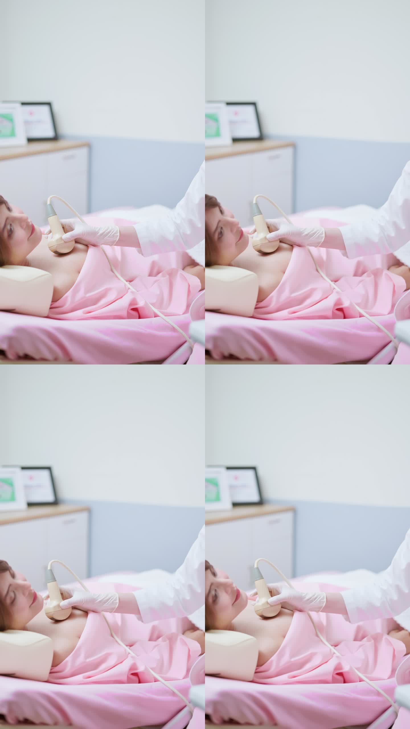 女性乳房超声检查竖版竖屏孕检
