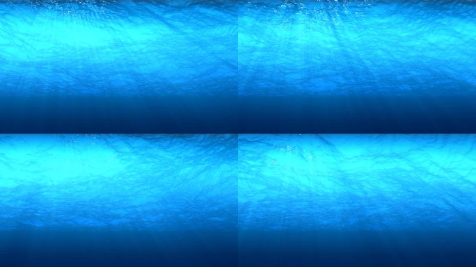 水下海水背景无缝循环4K