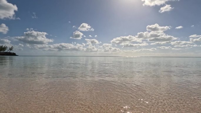 海岸线和加勒比海的美景