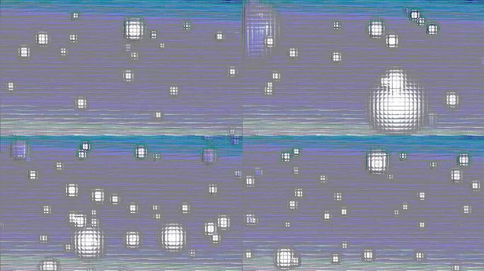 蓝色和灰色线条图案上的无限纹理球体粒子