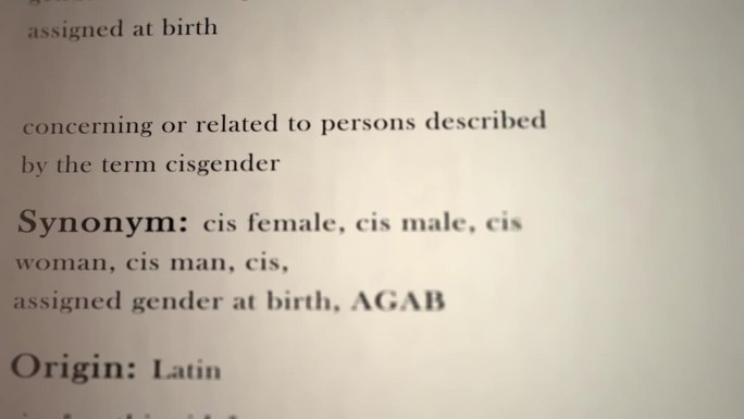 Cisgender定义