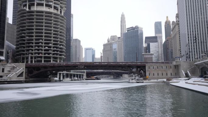 芝加哥，伊利诺斯州的冬天