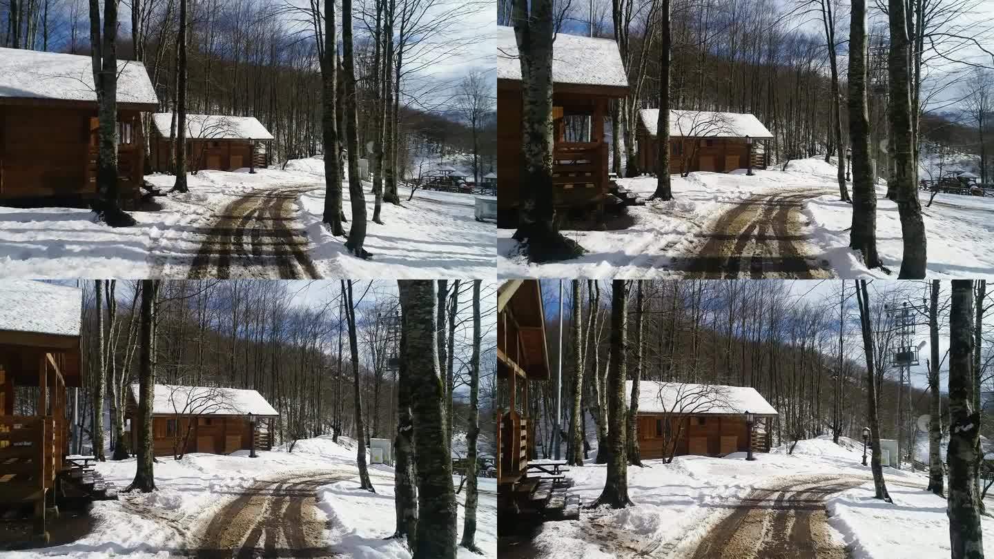 雪中的小屋雪中的小屋下雪村庄