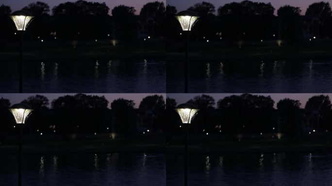 灯笼、河、夜、灯