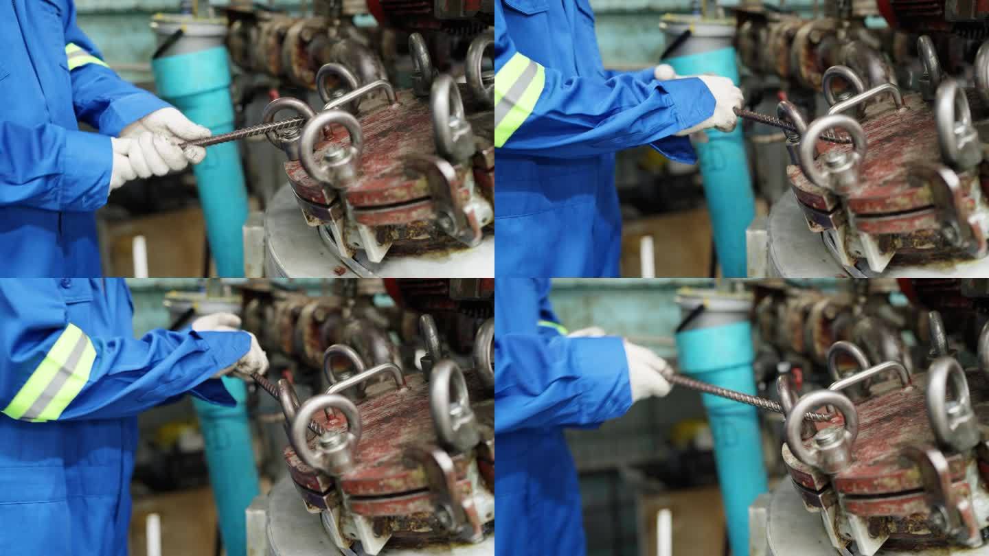 在制造过程中，工程工人的手紧紧地盖上油脂罐，拧紧螺栓，以确保最佳压力。工程师们的精心执行代表着高效的