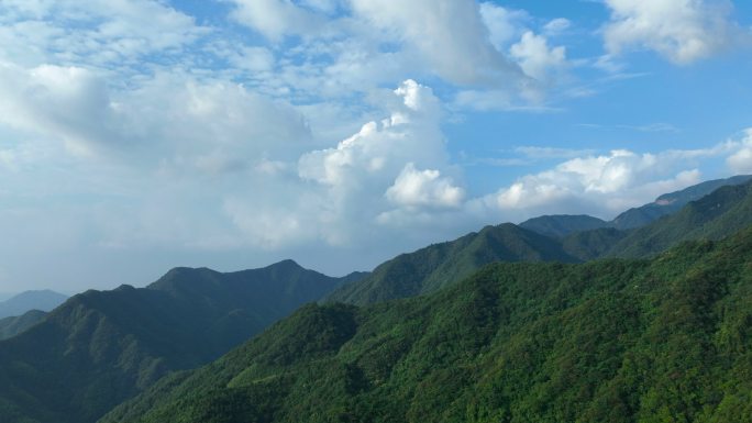 浙江 天目山 宁国 延时航拍