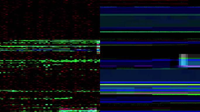 垂直视频故障噪声，颜色失真，颜色变暗
