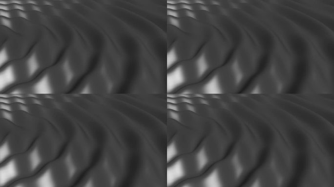 丝质面料与黑色波浪纹理介绍，可循环