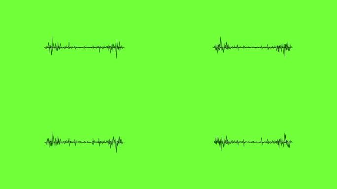 4k abstract music sound wave or audio wavefrom iso