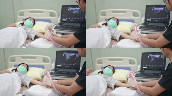 健康时间特写镜头生病住院视频影像