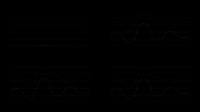 线信息图形图表图形动画循环运动图形视频透明背景与alpha通道