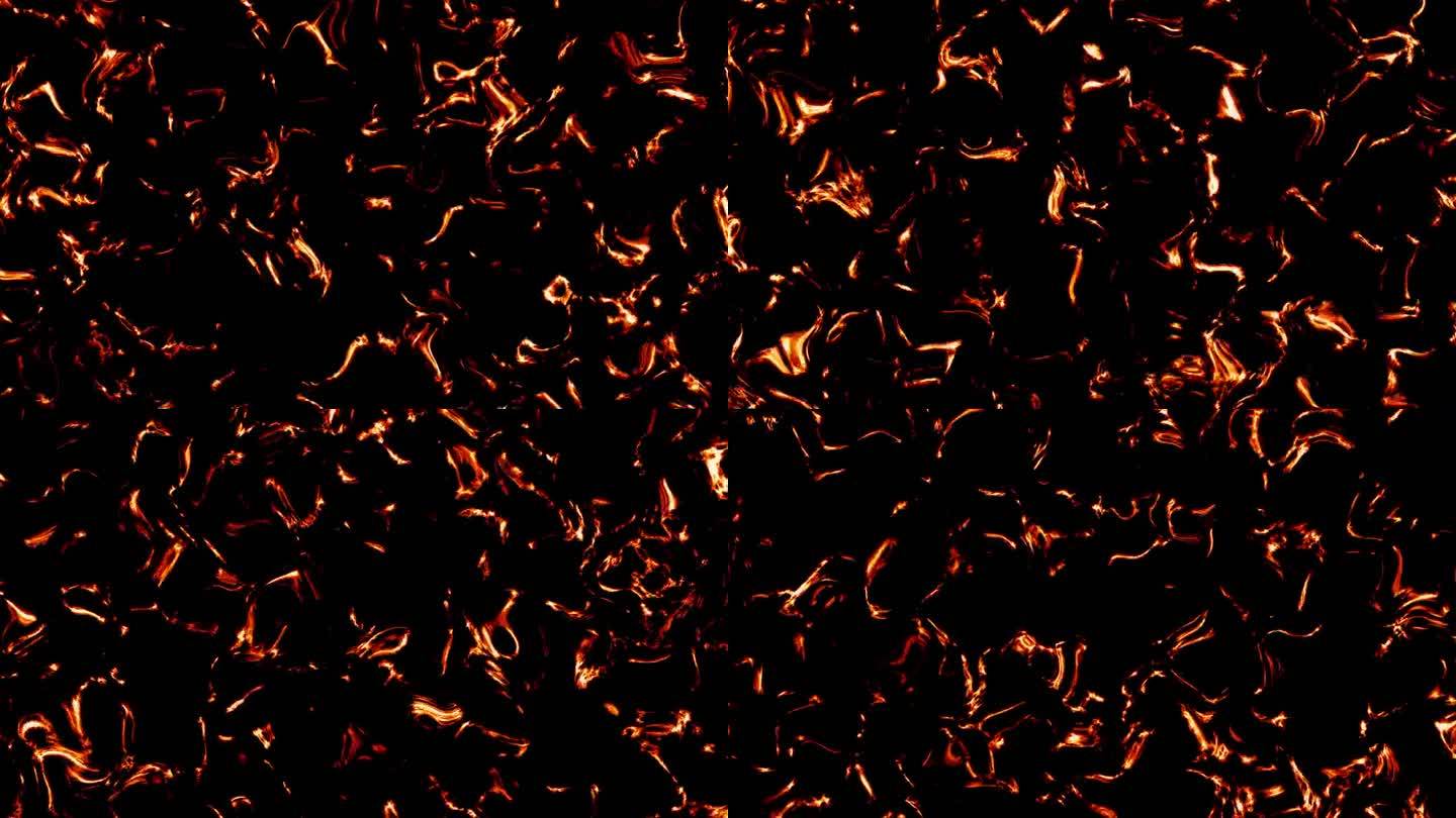 抽象的红色液态水快速落在黑色屏幕上粗糙的地板上